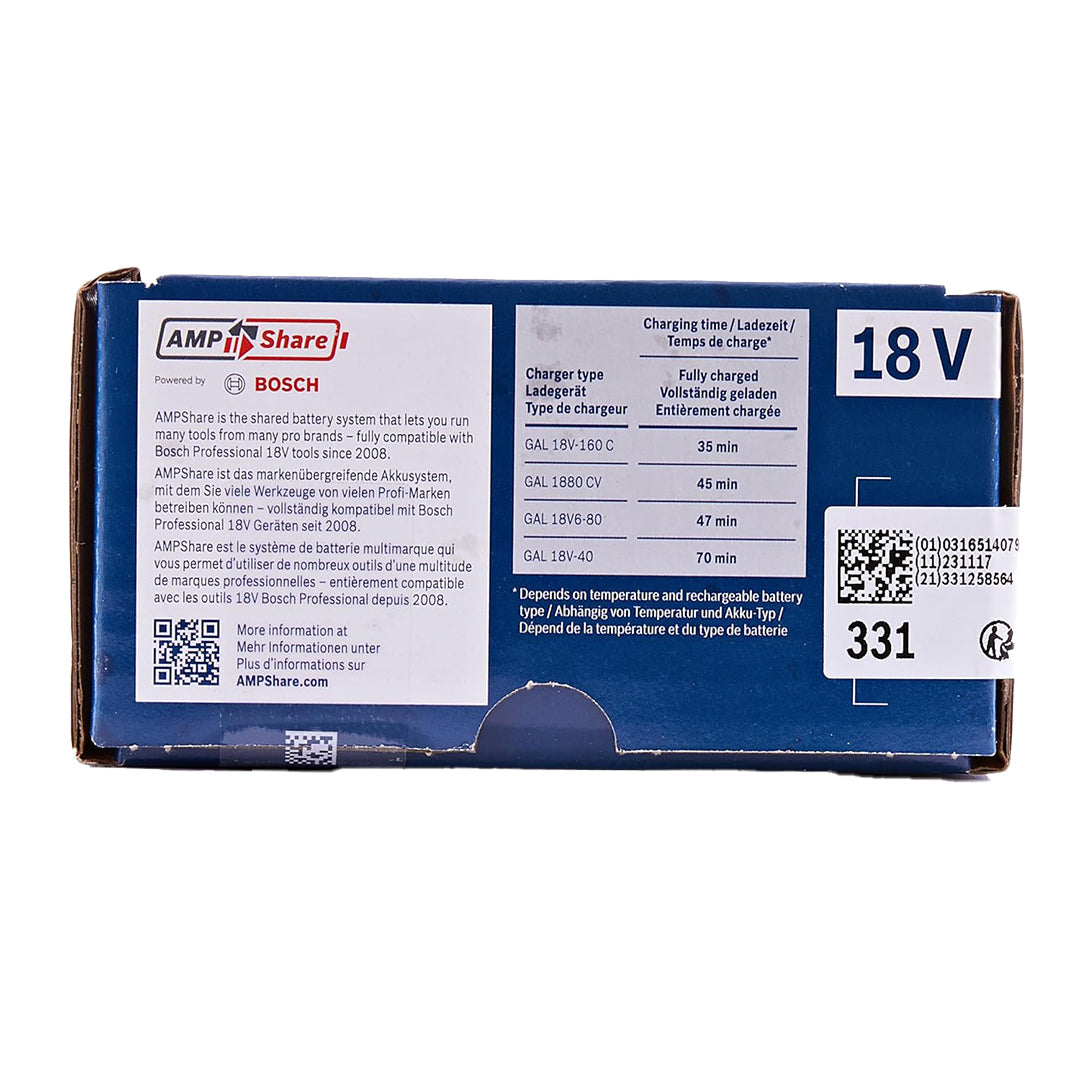Double Your Runtime: Bosch Professional 18 V 5.0 Ah Li-Ion Twin Pack