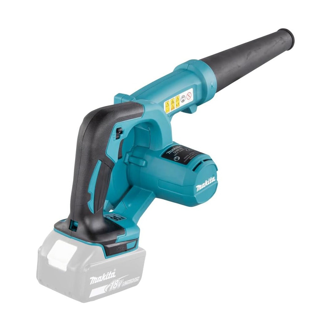 18 V Makita Blower Set with Dust Collection and Two 5.0 Ah Batteries